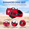 Paws Aboard Dog Life Jacket - Keep Your Canine Safe with a Neoprene Life Vest - Designer Life Jackets - Perfect for Swimming and Boating - Red, XX-Small
