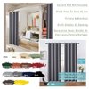 XTMYI Doorway Curtain Privacy,Portable Door Cover Curtain,Sound Proof Winter Summer Heat Blocking Insulated Thermal Grommet Blackout Curtains for Bedroom,80 Inch Length,Dark Grey