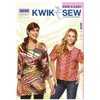 Kwik Sew K3895 Tops Sewing Pattern, Size XS-S-M-L-XL