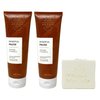 Bath & Body Works Aroma Mindful Pause Vetiver & Vanilla 2 Body Cream Set with a Natural Oats Bar Soap - Full Size
