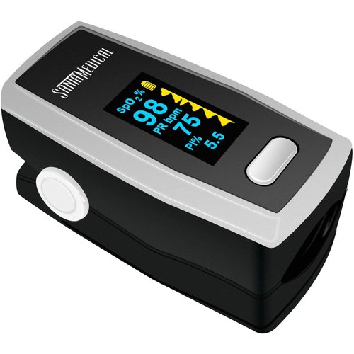 Santamedical Generation 2 Fingertip Pulse Oximeter with Batteries and Lanyard