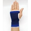 JUSDIQIR Palm Brace Wrist Support Sleeves (1 Pair), Everyday Use Wrist Brace, Compression Carpal Tunnel for Wrist Pain Relief, Fitness Gloves, Sports Glove, Wrist Brace for Men and Women (M, Blue)