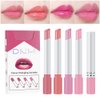 BINGBRUSH 4Pcs Color Changing Lipstick,Smoke Pipe PH Mood Long Lasting Labiales Lip Care Moisturizer Lip Balm Korean Magic Lip Gloss Tinted Stain Makeup Set for Women