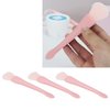 3PCS Double Head Mask Brush, Mask Beauty Body Cream Applicator Tool Flexible Soft Silicone DIY Face Mask Applicator, for Mud Clay Mask Body Lotion