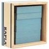 KAPLA 40 Squares Light Blue - Wooden Construction Set - 40 Light Blue Colored Building Planks - for Ages 3+