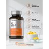Horbäach Vitamin D3 K2 | 5000iu of Vitamin D & 100mcg MK-7 Complex | 180 Softgel Capsules | Non-GMO & Gluten Free Supplement