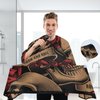 ALAZA Vintage Skulls Music Roses Barber Cape for Men Women, Waterproof Haircut Apron Beard Shaving Bib Hair Cutting Cloth 55 x 65 Inch