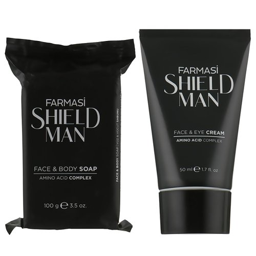 Farmasi Shield Man set: Face & Body Soap and Face & Eye Cream