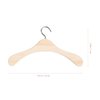 Towel Hanger 20Pcs Wooden Doll Clothes Hangers Mini Doll Hangers Doll Dress Hangers Mini Hangers for Doll Clothes Miniature Accessories (12cm) Coat Hangers
