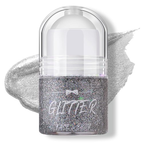 Holographic Body Glitter Gel for Body Face Hair, Chameleon Glitter Gel for Festival Party, Chunky Mermaid Body Shimmer Glitter -07