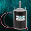 High Torque DC Motor 12V 3500RPM Permanent Magnet Motor High Speed CW/CCW (12V DC 3500RPM)