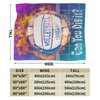 Volleyball Blanket Warm Soft Cozy Volleyball Throw Blanket Gifts for Teen Girls Women Plush Fluffy Volleyball Stuff Fleece Flannel Gifts Blankets for Kids Adults 50"X40"