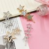 Elegant Rhinestone Vintage Cluster Metal Hair Barrettes, Non-Slip Hollow Solid Headpieces for Women and Girls, Gold & Silver