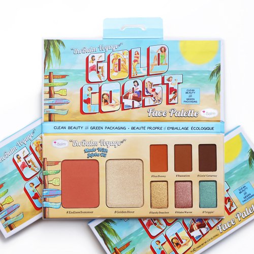 Voyage Gold Coast Face Palette by the Balm for Women - 0.35 oz Makeup