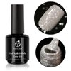 Beetles Reflective Gel Nail Polish 15ml Nail Gel Silver Glitter Nail Polish Soak Off Uv LED Nail Lamp Gel Polish Nail Art Manicure Salon DIY Home Diamond Gel 0.5Oz