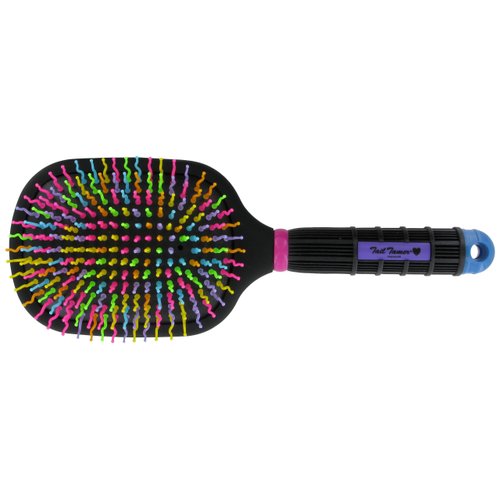 Tail Tamers 1000RB Rainbow Paddle Mane and Tail Brush for Horses