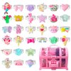EleMirsa 30pcs Little Girl Jewel Rings Adjustable Costume Princess Pretend Play and Dress Up Rings for Girl Toddlers Kids Children's Jewelry Set Toy Treasure Box Birthday Gifts for Girls