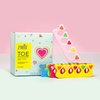 Premium Colorful Heart Toe Separators - Cute Design for Kids - Super Soft, Durable 24 Pieces ZMOI