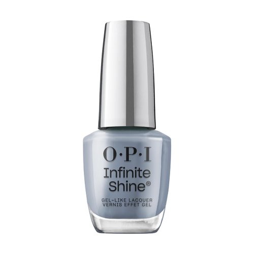 OPI Infinite Shine Pure Jean-ius | Opaque Dark Blue Crème Long Wear Gel Like Nail Polish | Vegan, Long Lasting, Streak Free