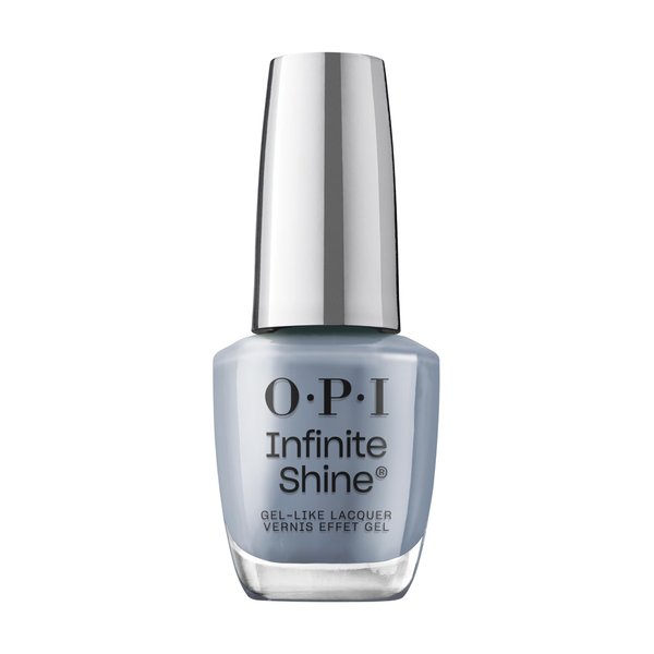OPI Infinite Shine Pure Jean-ius | Opaque Dark Blue Crème Long Wear Gel Like Nail Polish | Vegan, Long Lasting, Streak Free