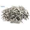 iexcell 100 Pcs 2 Inches / 51 mm Steel Alligator Clips Crocodile Clamps, Silver Tone Nickel Plated, Come in a Plastic Case