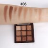 AMY'S DIARY Rose Gold Dark Brown Colorful neutral Eyeshadow Palette Makeup,9Color Matte Shimmer Natural Smokey Eye Eyeshadow palettes Highly Pigmented Neutral Long Lasting Waterproof