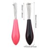 Honbay 4PCS Hair Brush Cleaning Tool Mini Comb Cleaner Brush Small Hair Brush Combs with Plastic Handle for Removing Hair Dust Home Salon Use
