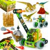 HOMETTER Building Toys, Dinosaur Toy STEM Learning Kit, Construction Blocks for Preschool Kids, Boys Educational Toys Creative Set, Christmas Ideas Gift for Age 5 6 7 8 9 10+ Years Old