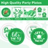 CHUNNIN 48Pcs Golf Party Paper Plates for Golf Birthday Party Supplies 7" Golf Themed Sports Golf Ball Birthday Party Disposable Plates for Golf Par-Tee Kids Birthday Party Favors Decorations