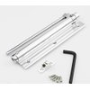 zeng Door Closer -Light Stainless Steel Door Closers,Household Mute Adjustable Surface Mounted Auto Closing Door Spring Door Closer, Fire Door Closer,Silver