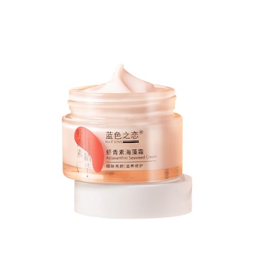 BLUE LOVE Astaxanthin Seaweed Face Cream for Men &amp; Woman, Anti-Aging Hydration Facial Cream Moist...