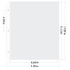 KTRIO Sheet Protectors 8.5 x 11 inch Clear Page Protectors for 3 Ring Binder, Plastic Sleeves for Binders, Top Loading Paper Protector Letter Size, 50 Pack