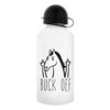 Horse Related Gifts Buck Off Funny Horse Gifts Horse Themed Gifts for Women Horse Gifts for Men Horse Water Bottle Gift 2-Pack Aluminum Water Bottles with Cap & Sport Top White