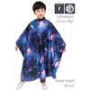 PERFEHAIR Kids Haircut Barber Cape Cover for Hair Cutting,Styling and Shampoo - Space Starry Sky Printing