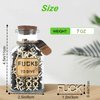 7Oz Fucks to Give, Jar of Fucks Gift Jar, Fuck Wooden Cutouts Letter Piece, Funny Swear Jar for Friends, Funny Gifts for Birthday, Gifts for Mom, Valentines Day Gift, Gag Gift, Small Gift, Desk Decor