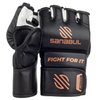 Sanabul Essential MMA Gloves for Men and Women | Professional Fight Gloves for Sparring, Grappling, and Bag Training | Trusted by Pro Fighters (Metallic Copper, Small/Medium)