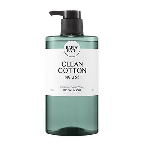 ZEESOON Happy Bath Original Collection Body Wash No 358 Mild PH formula, Clean Cotton (910g 32 oz)