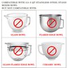 2 Pack Mixers Bowl Covers for KitchenAid 4.5-5 Quart Tilt-Head Stand Mixers Bowl Covers Lid