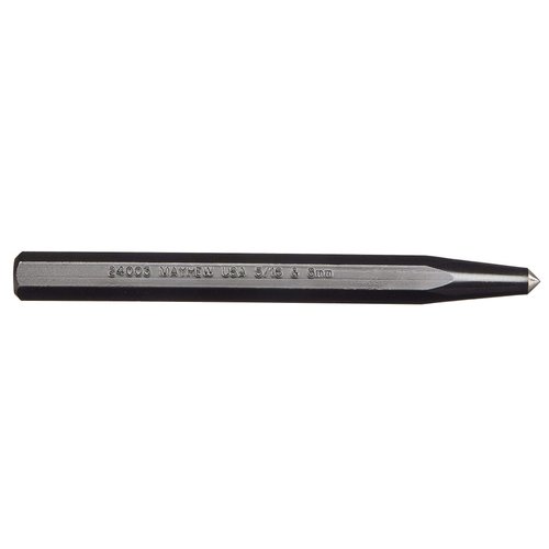 Mayhew Tools 24003 Center Punch, Black Oxide Finish, 1/2" Body x 6" OAL, 5/16-8mm Point