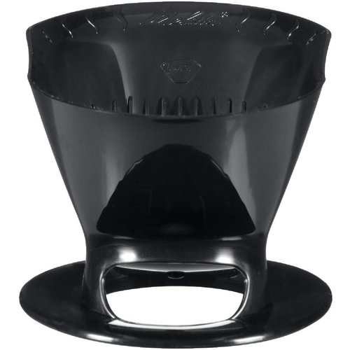 Melitta Filter Coffee Maker, Single Cup Pour-Over Brewer, Black, 1 Count