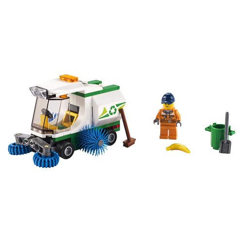 LEGO City Street Sweeper 60249 Construction Toy, Cool Building Toy for Kids (89 Pieces)