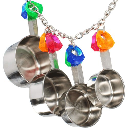 Bonka Bird Toys 1410 Cup Delight 7" x 13", Parrot, Cage Toy, Conure, Quaker, Caique, Eclectus, and Similar Birds.
