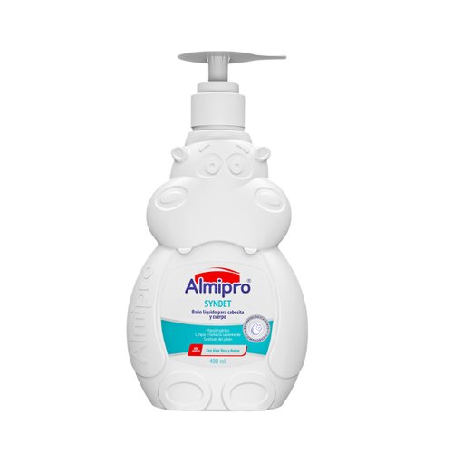 almipro Syndet Baby Hair and Body Wash with Oatmeal and Aloe Vera. 400 gr. - 14 Oz.