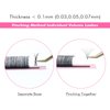 ALLOVE Eyelash Extension Classic Lash Extensions 0.18 C Curl 8-15mm Mixed Tray Premium Silk Individual Volume Lash Extensions Lash Trays for Lash Extensions Supplies Single Eyelash Extensions