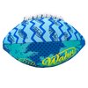 Wahu 100% Waterproof Mini Beach Football with Real Laces for in and Out of Water Play, 6.5" Outdoor Mini Football for Pool and Beach Games, Blue/Teal