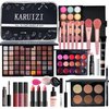 KARUIZI Makeup Kit All-in-one Makeup Gift Set for Women Full Kit Gift Set for Women,Girls & Teens,Eyeshadow Palette, Lip Gloss Set, Lipstick, Blush, Foundation, Concealer,Makeup Brush Set