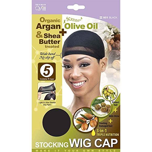 (12 Pack) Qfitt – Premium Stocking Wig Cap #801