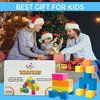 Glow in The Dark Magnetic Building Blocks (35 Pcs) – Safe Magnet Blocks for Kids & Toddlers Aged 4-8 | Magnetic Building Cubes w/Manual & Travel Pouch – STEM Toys for Creativity & Learning