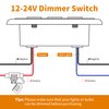 RVZONE 12V Dimmer Switch | 12-24 Volt High Side PWM Dimmer RV Light Dimmer for RV Light LED Interior Lights LED Light Fixture, Halogen, Incandescent, Used for RV, Auto, Camper, Trailer Van Truck, Boat