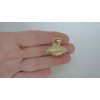 Generic Small mini gold or silver metal leaf hair claw clip (Primary color: Gold), 1 Count (Pack of 1)